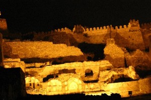 Golconda Fort at Night Pictures