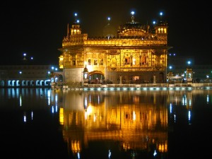 Golden Temple at Night View