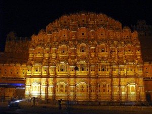 Hawa Mahal at Night Pictures