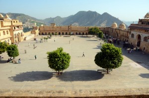 Inside View of Amber Fort