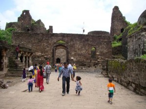 Inside of Daulatabad Fort