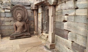 Inside of Sanchi Stupa