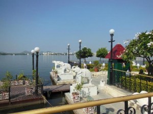 Jag Mandir Carved Statues of Elephants Images