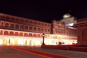 Jaipur City Palace at Night