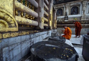 Mahabodhi Temple Inside
