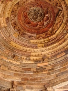 Qutub Minar Inside Top View