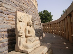 Sanchi Stupa Inside