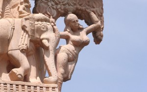 Sanchi Stupa Yakshi