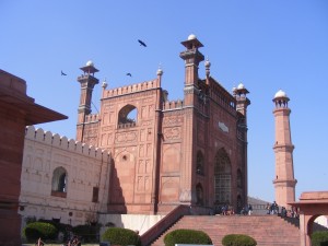 Badshahi Mosque Entrance Side View