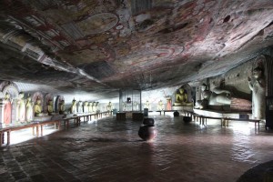 Dambulla Cave Temple Inside View