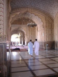 Inside View of Badshahi Mosque