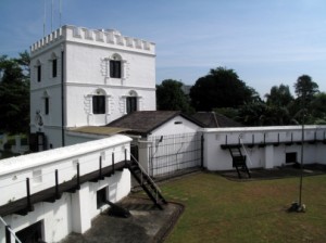 Inside View of Fort Margherita