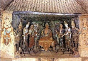 Inside View of Mogao Caves