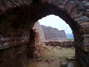 Inside of Tughlaqabad Fort