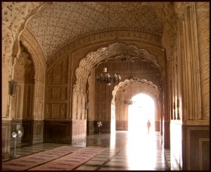 Interior of Badshahi Mosque