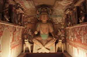 Interior of Mogao Caves