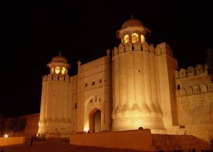 Lahore Fort Night View