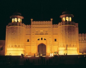 Lahore Fort at Night View