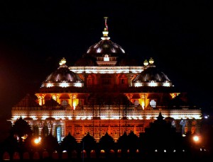 Night View of Akshardham