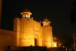 Night View of Lahore Fort