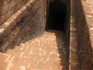 Steps to a Well Inside the Mirjan Fort