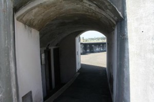 Bare Island Fort Inside