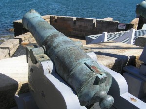 Gun Southern Bastion Inside the Fort