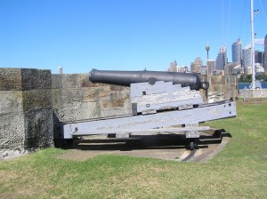 Inside View of Fort Denison