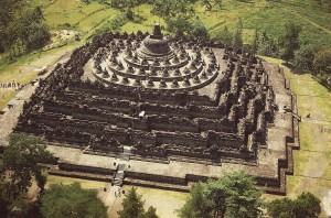 Borobudur Temple Top View