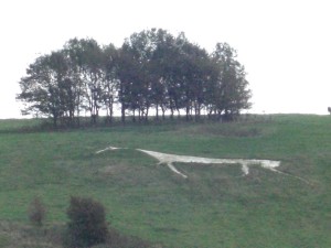 Chalk Horse Near Avebury