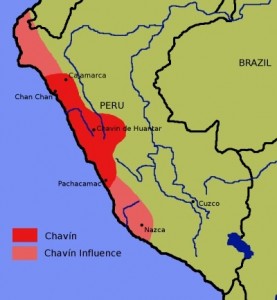 Chavin de Huantar Map