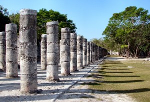 Chichen Itza 1000 Warriors Columns