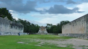 Chichen Itza Ball Court Inside