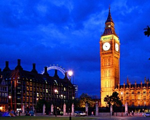 Night View of Big Ben