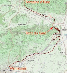 Pont du Gard Map