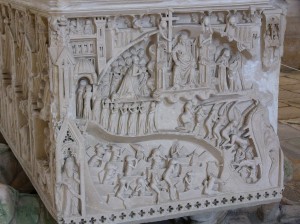 Tomb of Ines de Castro Showing Christ Presiding Over the Last Judgement