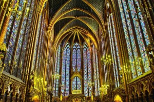 Bourges Cathedral Sainte Chapelle Interior
