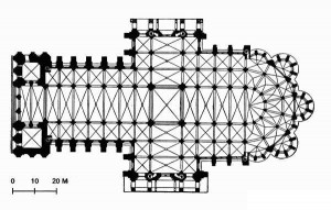 Chartres Cathedrale Plan