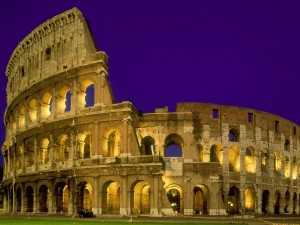Colosseum at Night View