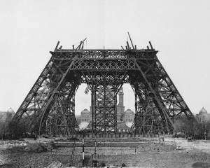 Construction Tour Eiffel Tower Step 2
