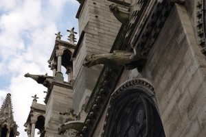 Gargoyles on Notre Dame de Paris