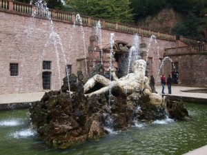 Heidelberg Castle Hortus Neptune Statue