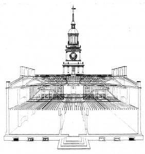 Independence Hall Drawing