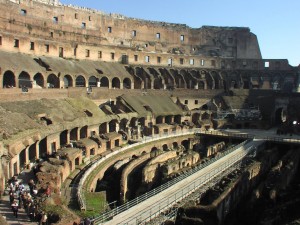 Inside the Colosseum