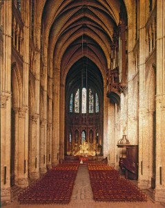 Interior of Chartres Cathedral