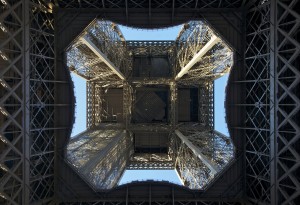 The Eiffel Tower From Below