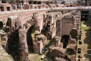 Underground Passageway to Inside of Colosseum