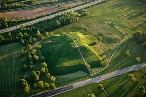 Cahokia Mounds Aerial View