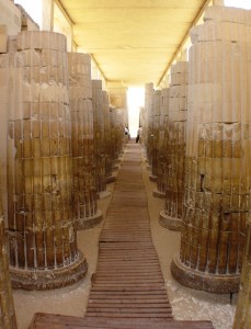 Colonnade Corridor Leading Into the Complex