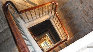 Inside Stairs in the Tower of Hercules